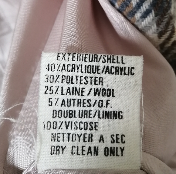 Vintage Houndstooth Blazer - Picture 8 of 12